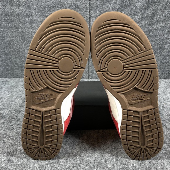 Nike Dunk Low‎ Retro Bacon Women's 12.5 Red Sail Brown Valentines FB7910-600 - Picture 10 of 10